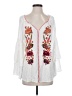 Solitaire White 3/4 Sleeve Blouse Size S - photo 1