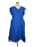 CeCe Blue Casual Dress Size 18 - photo 1