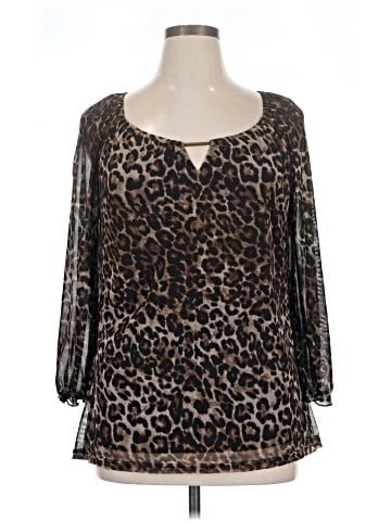 Sara Michelle 3/4 Sleeve Blouse (view 1)
