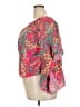 Unbranded Pink 3/4 Sleeve Blouse Size XXL - photo 5
