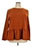 Shein Brown Long Sleeve Top Size XXL - photo 1