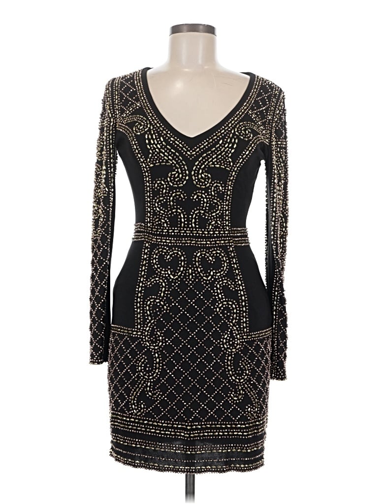 Pre-owned Xscape Cocktail Dress In Black