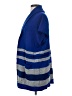 St. John Blue Wool Cardigan Size S - photo 5