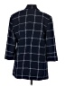 Express 100% Polyester Plaid Blue Coat Size XS - photo 2