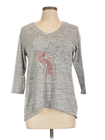 SJS 3/4 Sleeve Top (view 1)