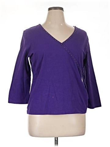 Ruby Rd. 3/4 Sleeve Top (view 1)