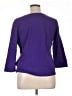 Ruby Rd. Purple 3/4 Sleeve Top Size XL - photo 2