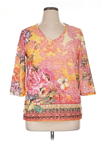 Onque Casuals 3/4 Sleeve Blouse (view 1)