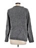 Karen Scott 100% Polyester Tweed Gray Pullover Sweater Size L - photo 2