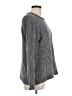 Karen Scott 100% Polyester Tweed Gray Pullover Sweater Size L - photo 4
