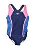 Speedo Color Block Blue One Piece Swimsuit Size XS (30) - photo 1