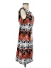 Esley 100% Polyester Print Orange Casual Dress Size S - photo 4