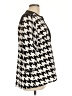 Cupio 100% Polyester Houndstooth Silver 3/4 Sleeve Blouse Size L - photo 4