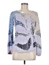 Nic + Zoe Print Blue Pullover Sweater Size M - photo 1
