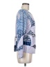 Nic + Zoe Print Blue Pullover Sweater Size M - photo 4