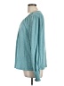Dylan 100% Cotton Teal Long Sleeve Blouse Size L - photo 5