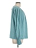 Dylan 100% Cotton Teal Long Sleeve Blouse Size L - photo 4