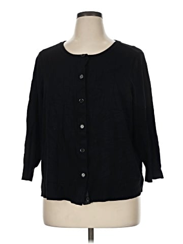 Worthington 3/4 Sleeve Button-Down Shirt (view 1)