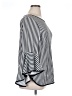 Coco Bianco Silver Long Sleeve Blouse Size XL - photo 4