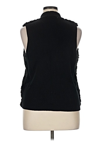 Sag Harbor Faux Fur Vest (view 2)