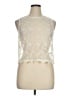 Free Press 100% Nylon Ivory Sleeveless Blouse Size XL - photo 1