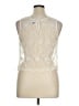 Free Press 100% Nylon Ivory Sleeveless Blouse Size XL - photo 2