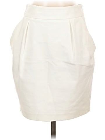 Zara Basic Faux Leather Skirt (view 1)