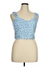 Sim & Sam 100% Cotton Blue Sleeveless Top Size XL - photo 1