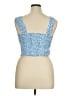 Sim & Sam 100% Cotton Blue Sleeveless Top Size XL - photo 2