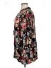 Seven7 100% Rayon Floral Black Long Sleeve Blouse Size 1X - photo 5
