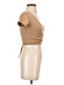 Unbranded Tan Short Sleeve Top Size S - photo 4