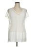Lyssé 100% Polyester Ivory Short Sleeve T-Shirt Size XL - photo 1