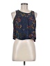 Eyeshadow 100% Rayon Blue Sleeveless Blouse Size M - photo 1