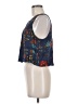 Eyeshadow 100% Rayon Blue Sleeveless Blouse Size M - photo 5