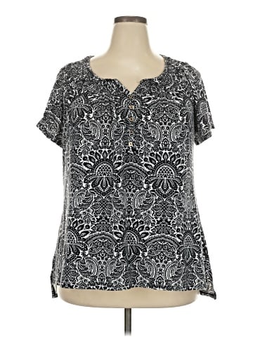 Faded Glory Short Sleeve Blouse (view 1)