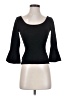 Milly Black 3/4 Sleeve T-Shirt Size S - photo 1