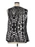 Fashion Bug 100% Polyester Black Sleeveless Blouse Size 1X - photo 2