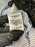 DKNY 100% Cotton Silver Short Sleeve Button-Down Shirt Size L - photo 8
