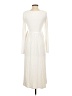 Hatch Solid Ivory Casual Dress Size Sm Maternity (1) - photo 2