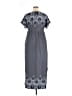 Suzanne Betro Paisley Gray Casual Dress Size XL - photo 2