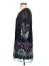 Sequin Hearts Paisley Blue Casual Dress Size S - photo 5