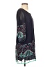 Sequin Hearts Paisley Blue Casual Dress Size S - photo 4