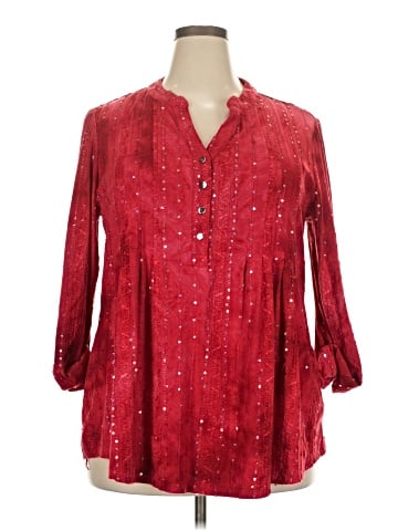 New Directions 3/4 Sleeve Blouse (view 1)