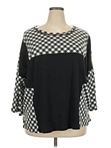 Cato 3/4 Sleeve Top (view 1)