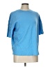 Primark Solid Blue Short Sleeve T-Shirt Size 12 - photo 1