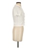 Double Zero Ivory Short Sleeve Blouse Size S - photo 4