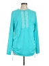 Lands' End Teal Blue Swimsuit Cover Up Size L - photo 1