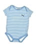 Puma Stripes Blue Short Sleeve Onesie Size 6-9 mo - photo 1
