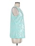 Joan Rivers Teal Sleeveless Blouse Size M - photo 4