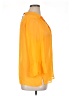 DKNY 100% Polyester Orange 3/4 Sleeve Blouse Size XL - photo 4